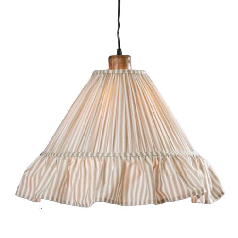 Estrid taklampe, beige, 40 cm – Pr Home