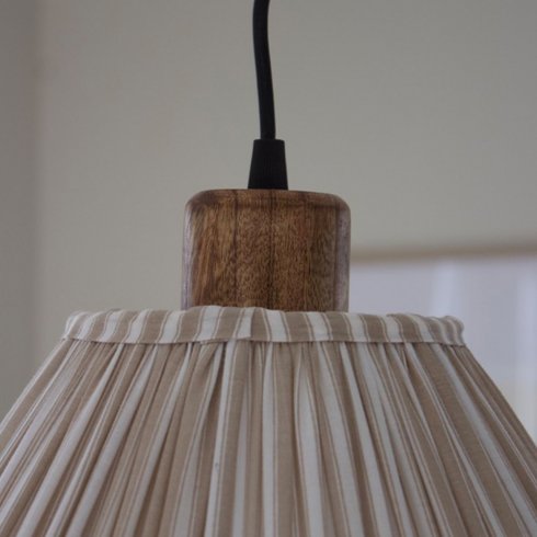 Estrid taklampe, beige, 40 cm – Pr Home