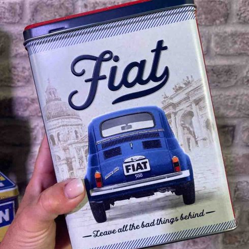 Metallboks i retrostil, Fiat 3 liter