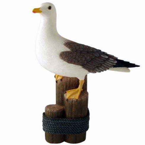 Fiskemåke på 3 stokker, 38 cm