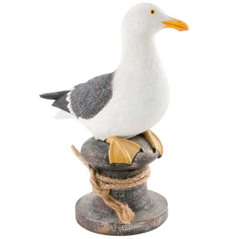 Fiskemåke ved fortøyning, 20,5 cm