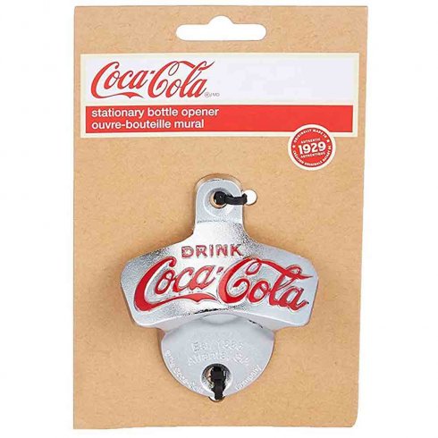 Coca-Cola flaskeåpner, veggmontert