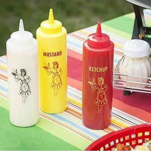 Servisesett med klemflasker