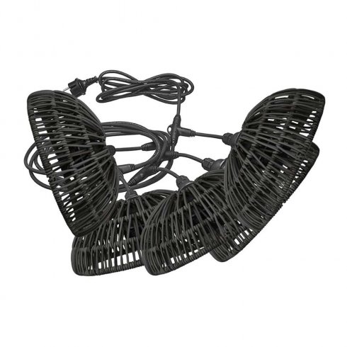 Flex out Outdoor lysslynge inkl. Hue 20 cm lampeskjerm, svart – Pr Home