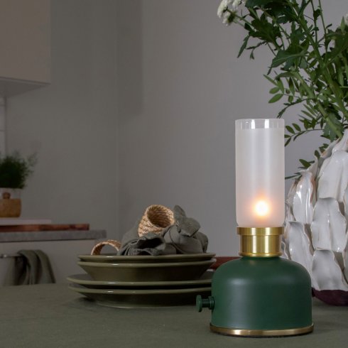 Frida bordlampe, mørkegrønn – Pr Home