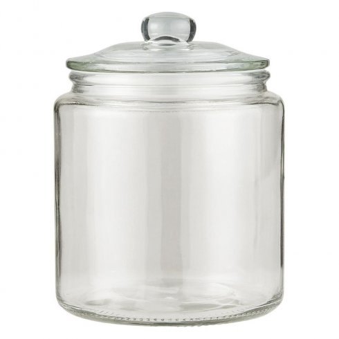 Glassbeholder med glasslokk, 1,9 liter