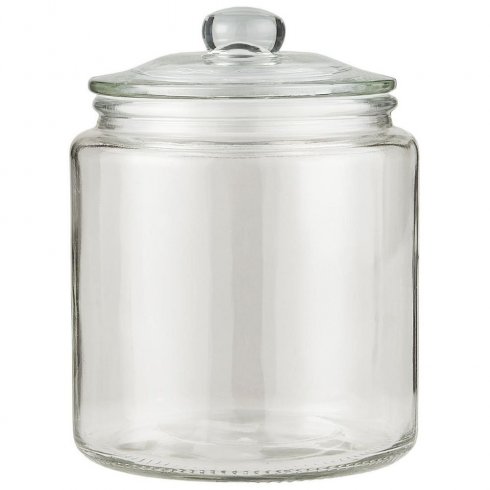 Glasskrukke med glasslokk, 4 liter