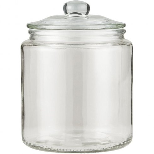 Glasskrukke med glasslokk, 5,5 L