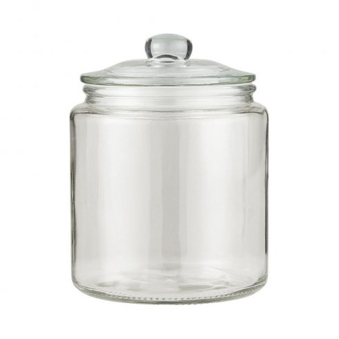 Glasskrukke med glasslokk, 900 ml
