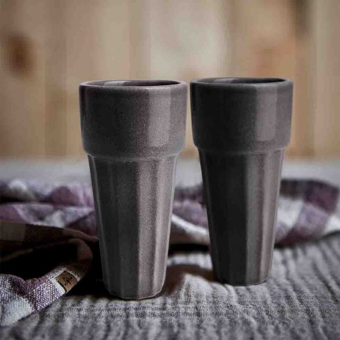 Costa kaffekopp, grå/flerfarget