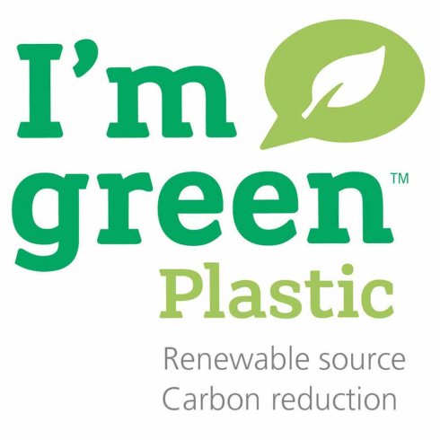 Hinza-veske, liten, mørkegrønn – Green Plastic