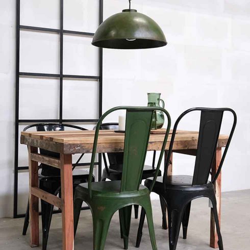 Taklampe Thormann antikkgrønn – stor