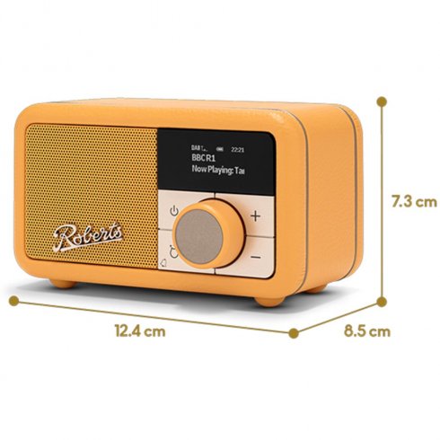 Roberts Radio Petite2 Gul BT