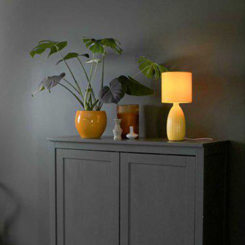 Uno bordlampe Gul 37 cm – Pr Home