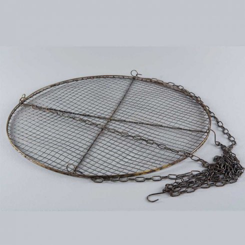 Rund hengende hylle med kjeder, Ø 60 cm