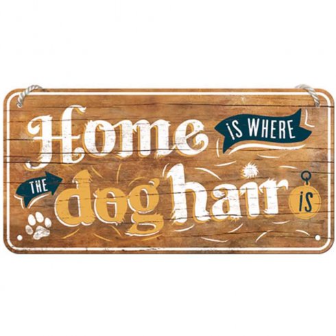 Plateskilt med Doghair-anheng