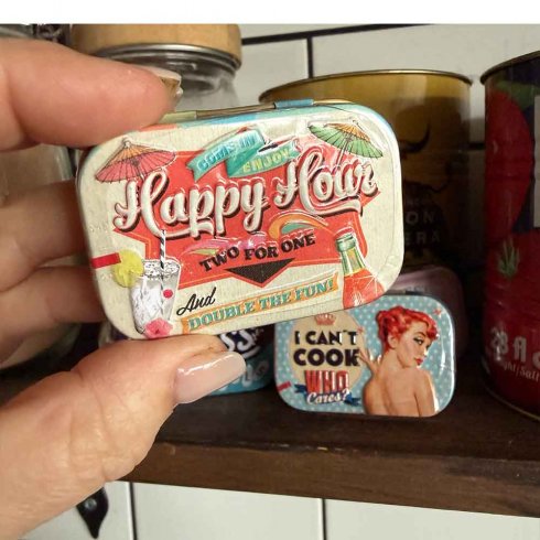 Pillerask Happy Hour – med myntepastiller