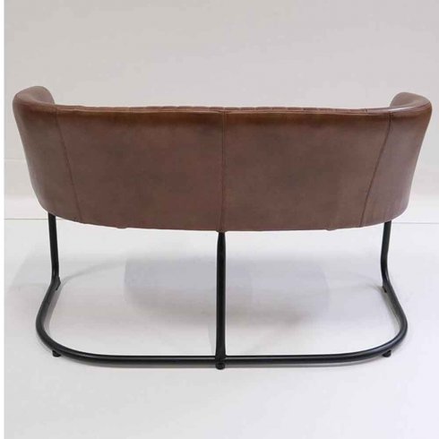 Harlem-loungesofa med vattert skinn fra Trademark Living