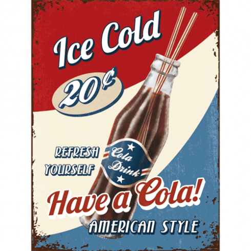 Magnet «Have a cola» 6 x 8 cm