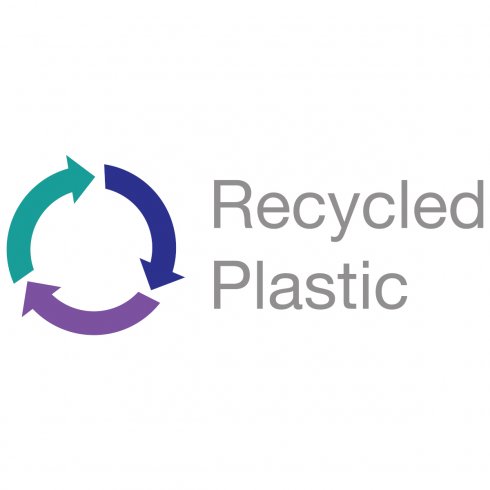 Hinza Stor-veske, naturfarget – resirkulert plast