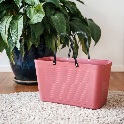 Hinza Stor-veske, varmrosa – Green Plastic