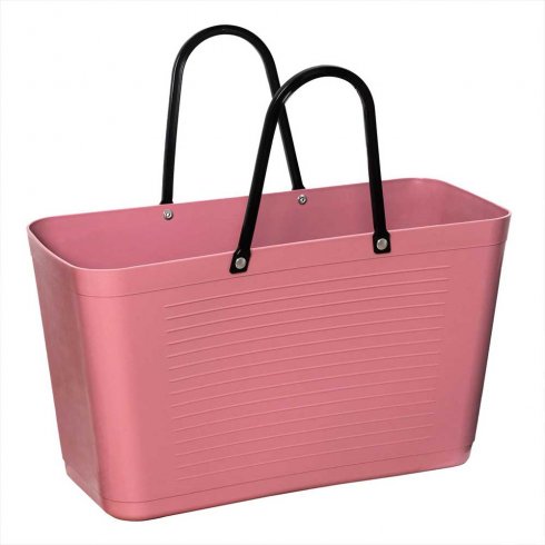 Hinza Stor-veske, varmrosa – Green Plastic