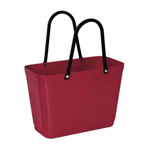 Hinza-veske, liten, vinrød – Green Plastic