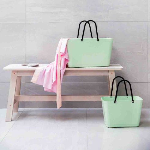 Hinza-veske, liten, lysegrønn – Green Plastic