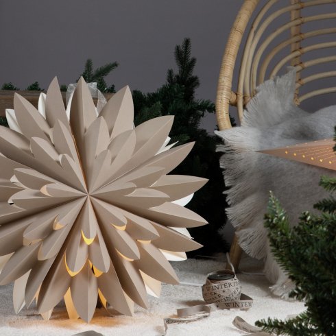 Hyacint Star Beige 50 cm – Pr Home