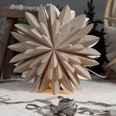 Hyacint Star Beige 50 cm – Pr Home
