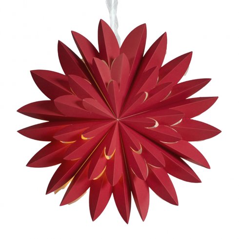 Hyacint Star Rød 50 cm – Pr Home