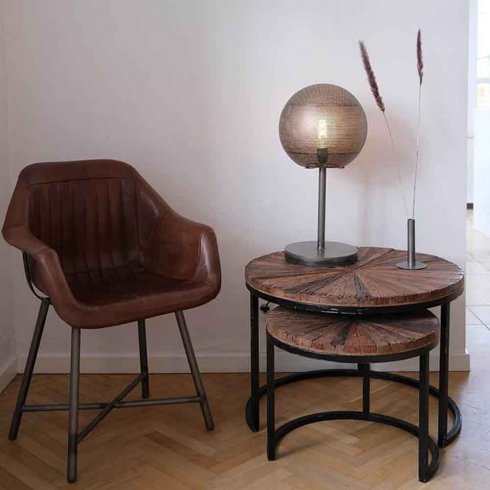 Spisestol Icon i skinn fra Trademark Living