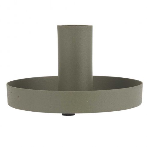 Industriell lysestake, mosegrønn, Ø 11 cm