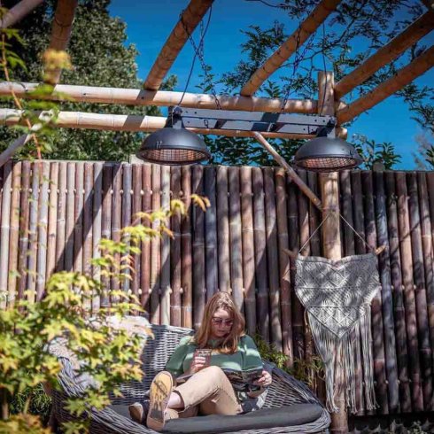 Indus hengende dobbel terrassevarmer Sunred