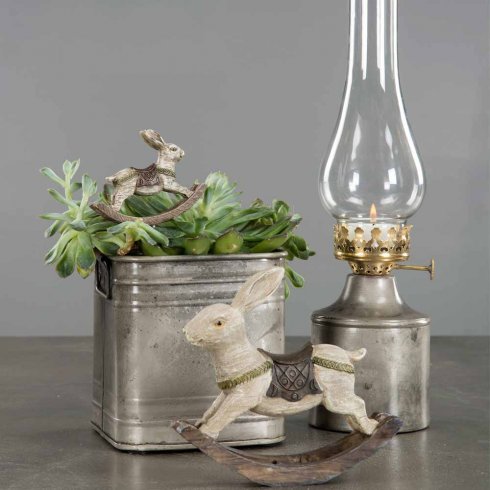 Lysestake for varmelys, emalje, Iris Rusty