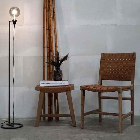Spisestol James med skinn fra Trademark Living