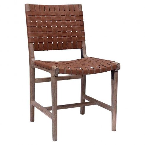 Spisestol James med skinn fra Trademark Living