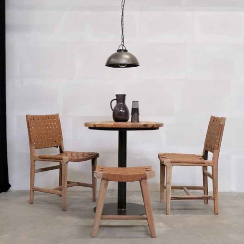 Spisestol James med skinn fra Trademark Living