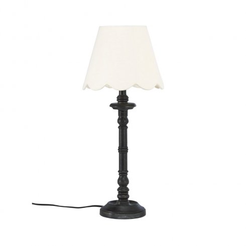 Joy bordlampe Svartbrun / hvit - Pr Home