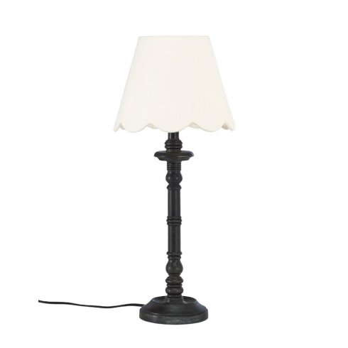 Joy bordlampe Svartbrun / hvit - Pr Home