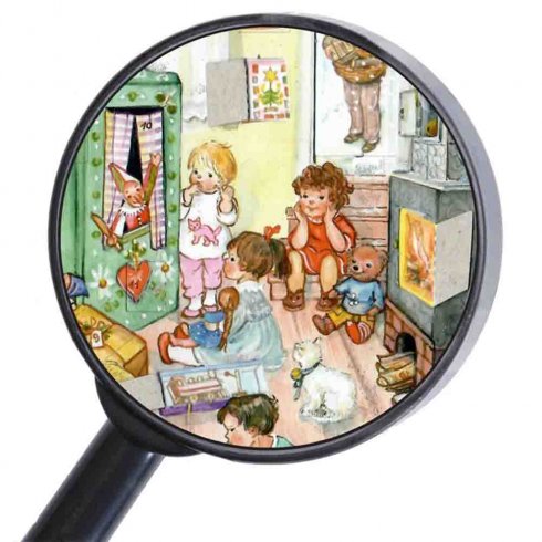 Gammeldags adventskalender A3 Julestemning