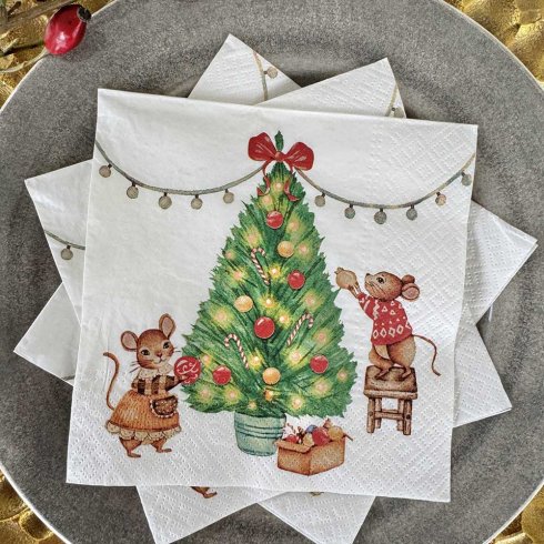 Juleservietter «Tiny Christmas»