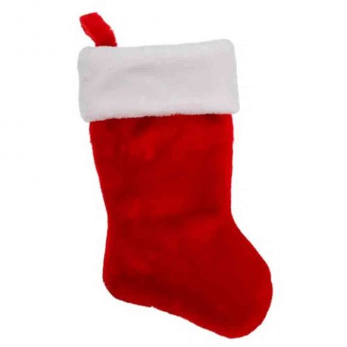 Julesokk rød/hvit
