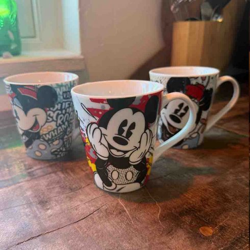 Disney-kaffekopp med Mimmi og Musse Pigg