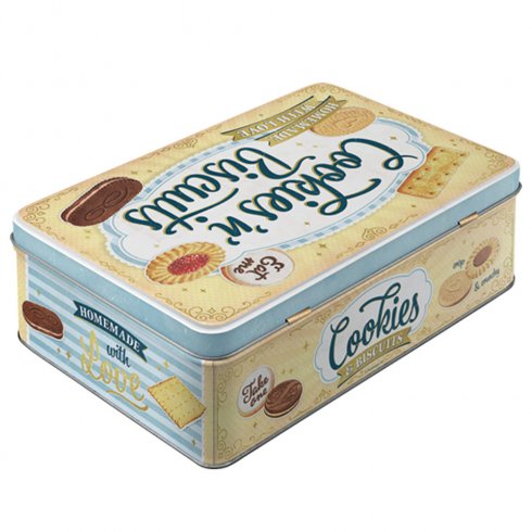 Flat metallboks «Cookies and Biscuits»