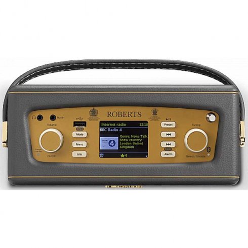 Roberts Radio iStream mörkgrå Display