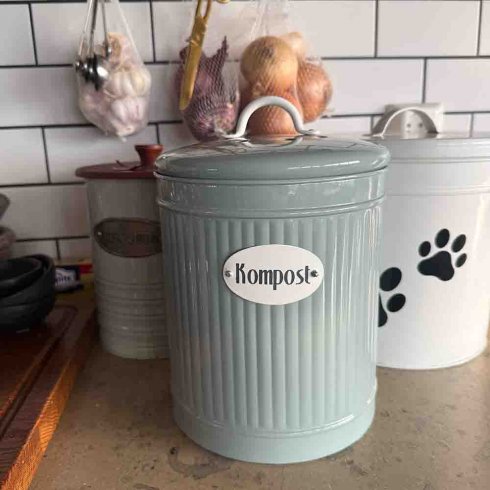 Retro kompostboks – Grønn
