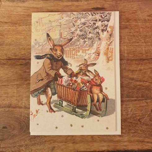 Dobbel julekort: «Merry Christmas»