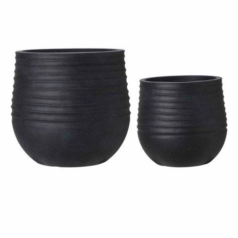 Alima-krukker av 100 % resirkulert plast, 2 sett, Höga Wikholm Form