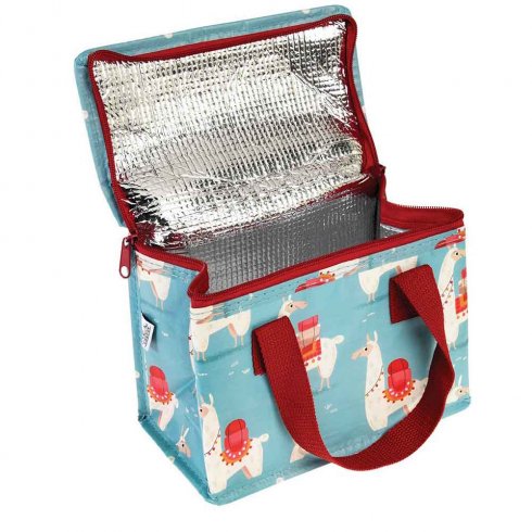 Kjølebag / matpakkebag Blå Lama